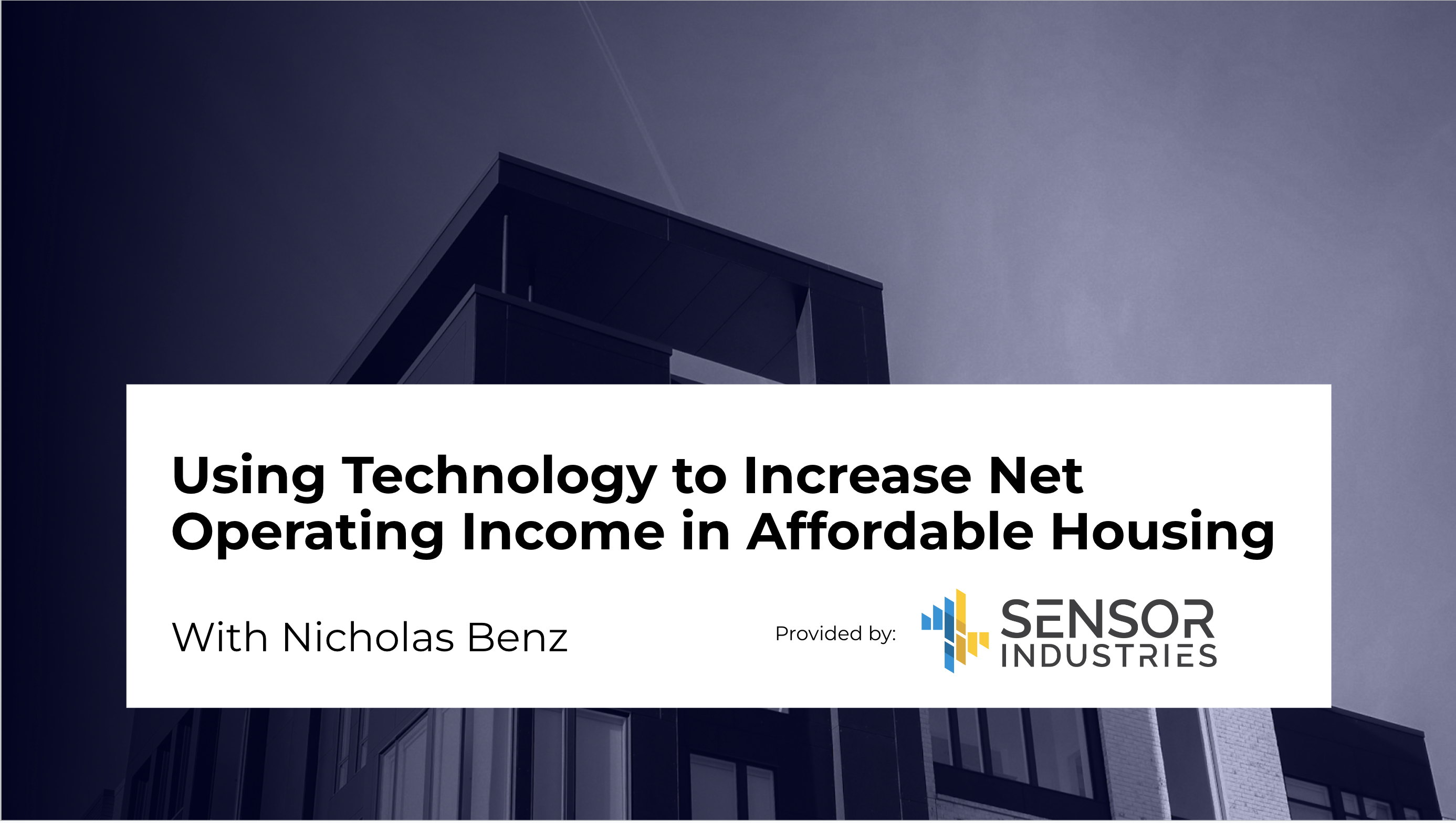 Online Event Replay NOI in Affordable Housing